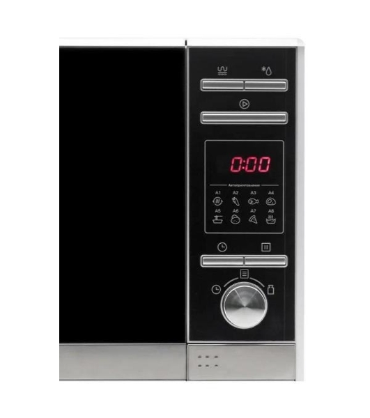 Микроволновая печь General Electronics GE DG420S атласное серебро, 20 л, 700 Вт, переключатели - сенсор, кнопки, поворотный механизм