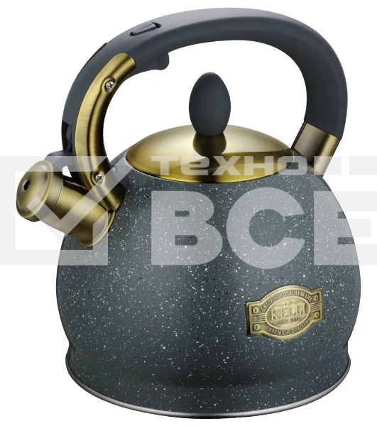 Чайник для плиты KELLI KL-4555 3 л серый