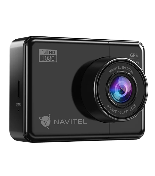 Видеорегистратор Navitel R9 DUAL, 1920x1080, 2.7', с камерой заднего вида, GPS, Wi-Fi, G-сенсор, датчик движения, GPS-информатор