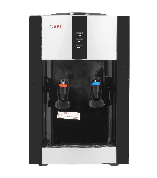 Кулер для воды AEL TD-AEL-47, верхняя загрузка, нагрев 90 °С, охлаждение 15 °С, черный/серебристый