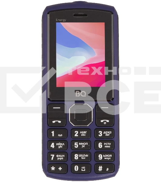 Мобильный телефон BQ 2452 Energy синий/черный