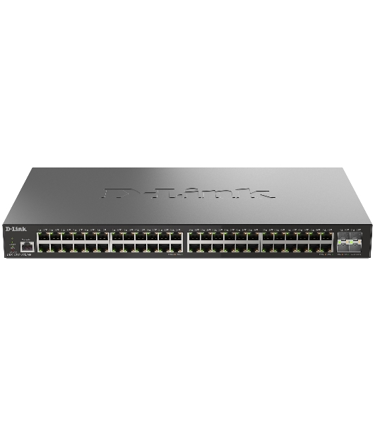 Коммутатор D-Link DGS-1210-52X/ME/C1A, 48×1 Гбит/с + 4×10 Гбит/с SFP+, управляемый