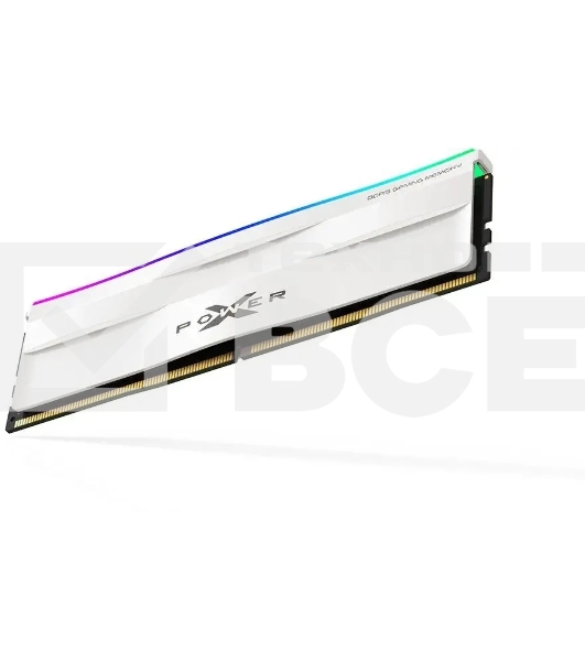 Оперативная память Silicon Power Xpower Zenith, DDR5, 32GB (2x16 GB), 5600 MHz, CL40, DIMM, радиатор, RGB, белый