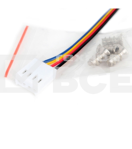 Вентилятор для корпуса Gembird 90x90x25, втулка, 4 pin, провод 30 см (D9025SM-4)