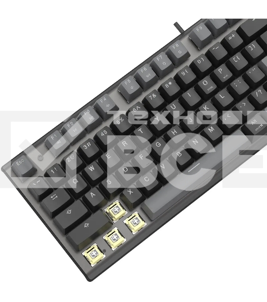 Клавиатура A4Tech Fstyler FS100 Neon проводная, USB, черный