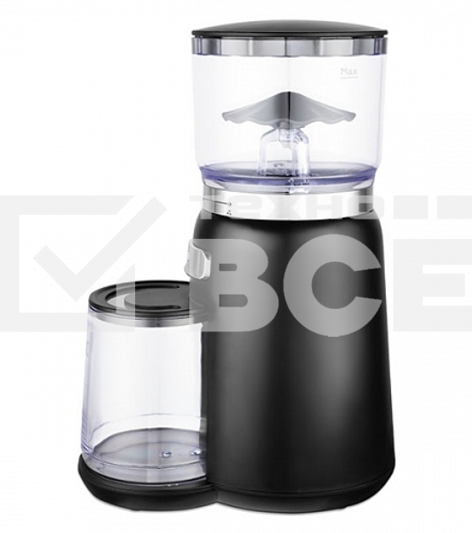 Кофемолка BQ CG2001 Black, Мощность 120 Вт, Жерновая система помола, 20 степеней помола