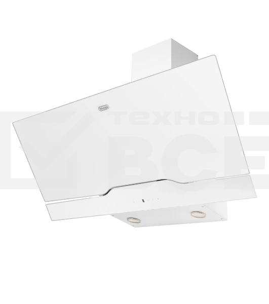 Вытяжка наклонная DeLonghi Linea 915 BB белый, 90 см, 1200 куб. м/ч, 56 дБ
