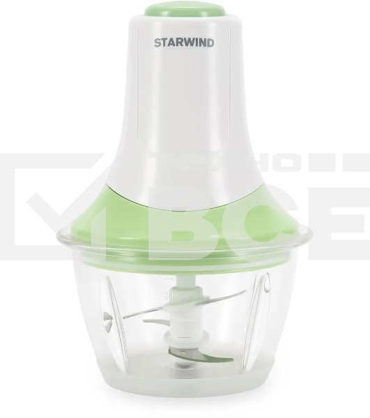 Измельчитель электрический Starwind SCG2011 1л. 300Вт белый/бирюзовый
