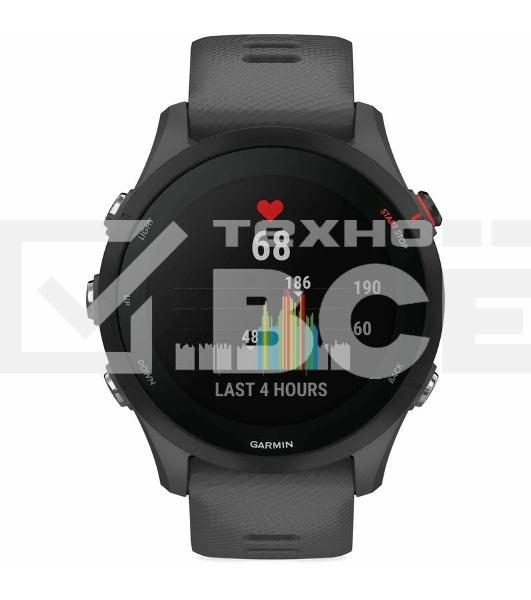 Смарт-часы Garmin Forerunner 255 темно-серый 45,6мм