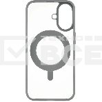 Чехол (клип-кейс) uBear для Apple iPhone 16 Clip 360 with MagSafe серый (CS438GR61RG-I24M), фото2