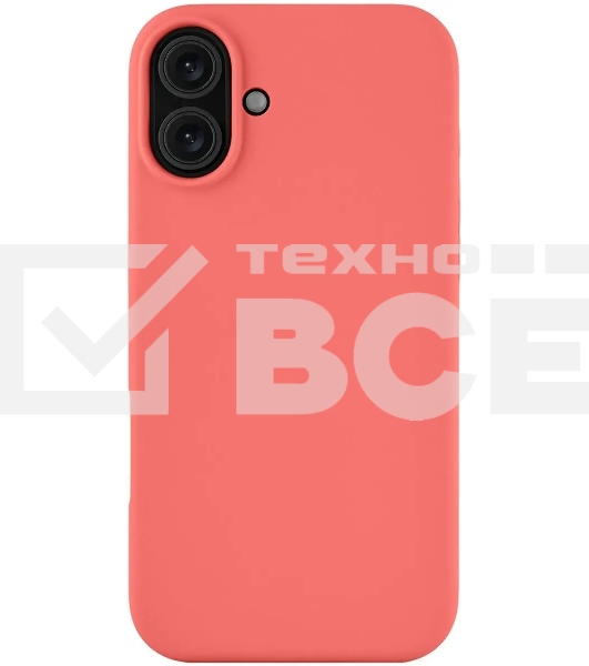 Чехол (клип-кейс) uBear для Apple iPhone 16 Plus Touch with MagSafe коралловый (CS416CR67PTH-I24M)