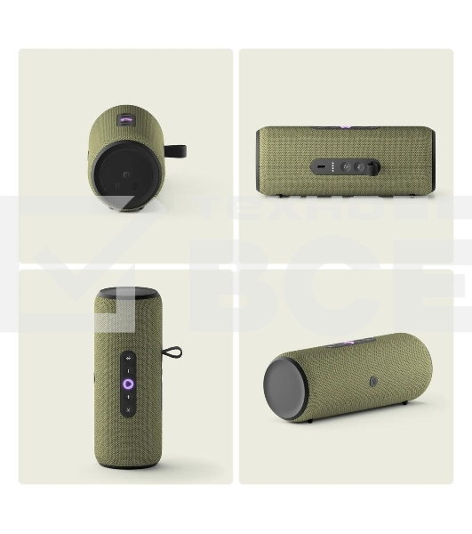 Умная колонка Yandex Стрит Алиса зеленый 30W 2.0 BT/Wi-Fi 10м 3300mAh (YNDX-00030GRN)