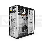 Компьютерный корпус Miditower ExeGate CP-601-UNS350 (ATX, БП UNS350 с вент. 12см, 2*USB, аудио, черный), фото4