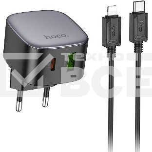 Сетевое зарядное устройство HOCO (6942007617468) CS32Aia 1USB+1USB-C 3.0A PD 20W+QC3.0