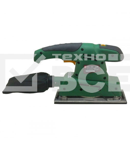 Машинка шлифовальная плоская (вибрационная) КАЛИБР МПШ-300Р 300Вт 115х230мм рег.об. пылеотсос.