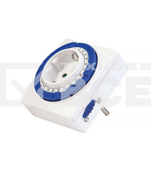 Розетка Smartbuy (SBE-STM1) таймер механический, 3600 Вт