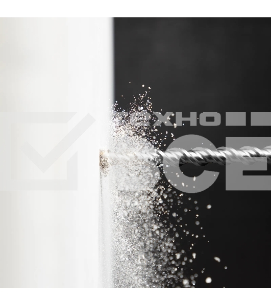 Бур по бетону Denzel двойная спираль, Cobalt W-tip, 20x600 мм, SDS PLUS