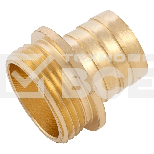 Штуцер для шланга Denzel 1' с наружной резьбой G1'