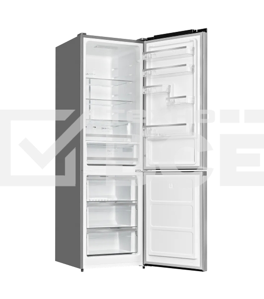 Холодильник Kuppersberg RFCN 2015 X нержавеющая сталь двухкамерный 235/109л морозилка снизу, No Frost