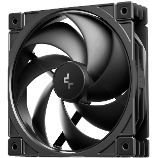 Вентилятор для корпуса Deepcool FD12 V2 120х120x25 черный 4-pin 35.6дБ (R-FD12V2-BKNPN1-G) Ret