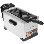 Фритюрница Centek CT-1431 серебристый, 1800 Вт, 3.5 л, 1 кг, антипригарное покрытие, фото 1