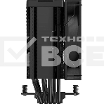 Кулер для процессора DEEPCOOL AG500 DIGITAL ARGB черный, 120 мм, алюминий/медь, 1950 об/мин, 29.4 дБ, 4 pin, 240 Вт, 158 мм, фото13