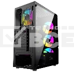 Компьютерный корпус Powercase Mistral T4B, Tempered Glass, 4x 120мм 5-color fan, черный, ATX (CMITB-L4), фото7