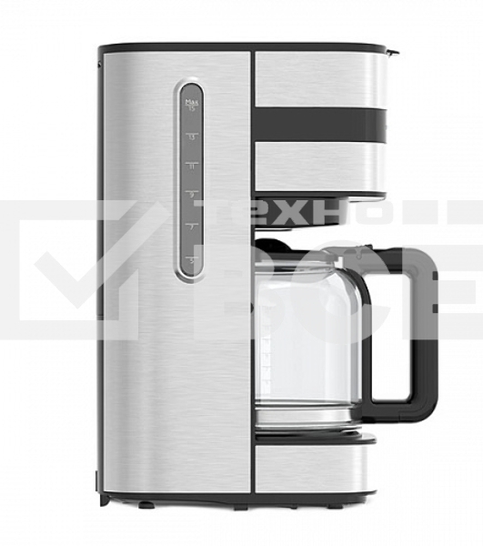 Кофеварка капельная BQ CM2002 стальной/черный, исп. кофе - молотый, 1.5 л, 900 Вт.