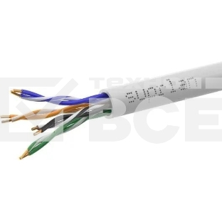 Кабель информационный Suprlan Standard 01-0320-1 кат.5E U/UTP 4 пары 24AWG LSZH универсальный 305м серый