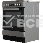 Плита электрическая Beko FSE67310GX черный, конфорок 4 шт, духовка 66 л, 60 см x 85 см x 60 см, фото2