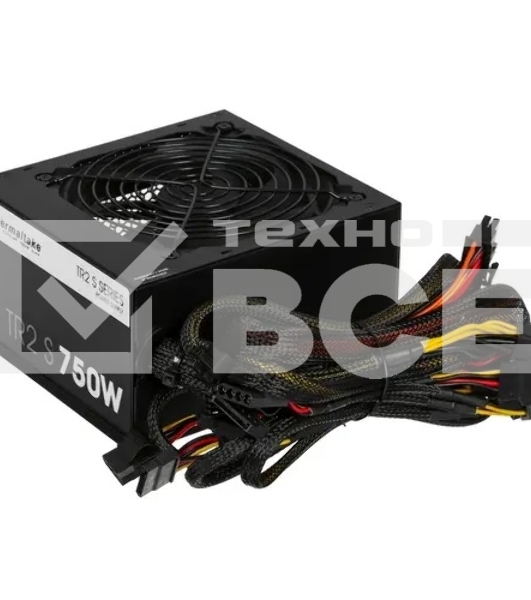 Блок питания Thermaltake ATX TR2 S, 750Вт, 80 PLUS WHITE, 120мм, черный