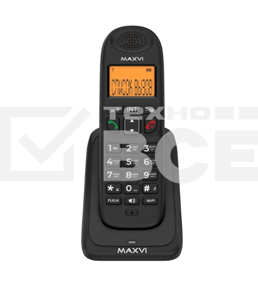 Радиотелефон Dect Maxvi AM-01 черный