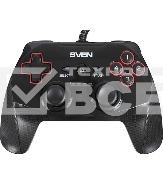 Геймпад проводной Sven GC-250 черный