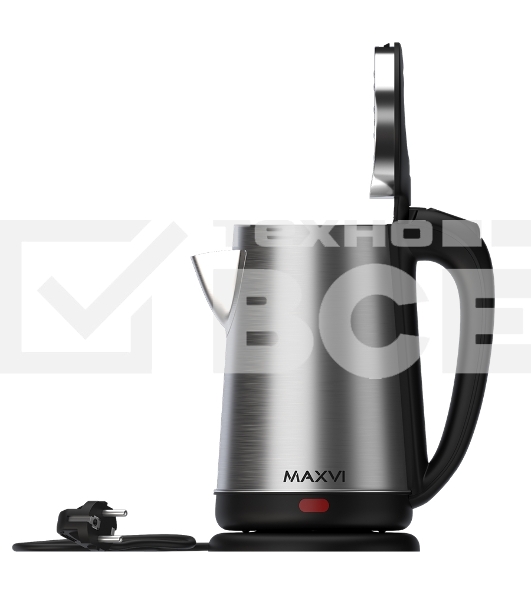 Чайник электрический Maxvi KE1822S silver-black