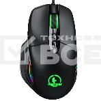 Мышь проводная Jet.A Panteon PS120 черный, 6200 dpi, USB, кнопки - 8, фото 1