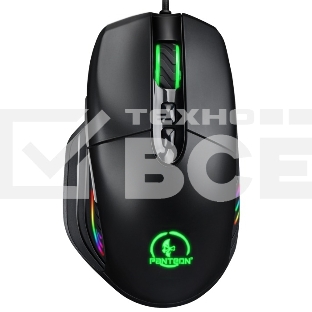 Мышь проводная Jet.A Panteon PS120 черный, 6200 dpi, USB, кнопки - 8