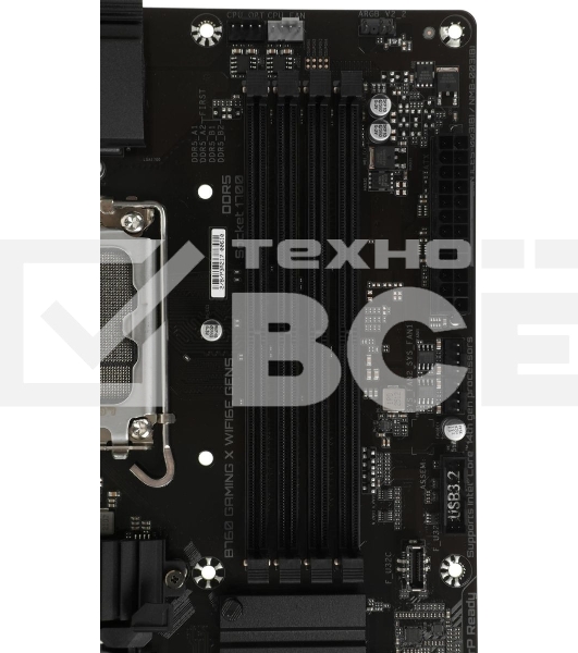 Материнская плата Gigabyte B760 GAMING X WIFI6E GEN5, LGA1700, Intel B760, 4xDDR5, 4xSATA, 3xM.2, 1xPCIe 5.0 x16, 2xPCIe 3.0 x1, 1xHDMI, 1xDP, 1x2.5Gb LAN, Wi-Fi 6E, Bluetooth 5.3, 1xUSB-C 5Gbps, 1xUSB-A 10Gbps, 1xUSB-A 5Gbps, 5xUSB-A 2.0, 6x3.5 мм, 7.1, 