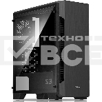 Компьютерный корпус MidiTower Zalman S3 TEMPERED GLASS WINDOW black, фото7