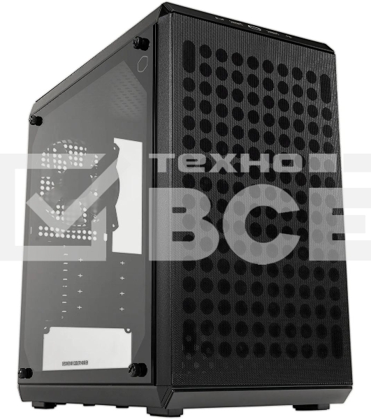 Компьютерный корпус Cooler Master MasterBox Q300L V2 черный без БП mATX 4x120мм 1x140мм 2xUSB3.0 audio bott PSU