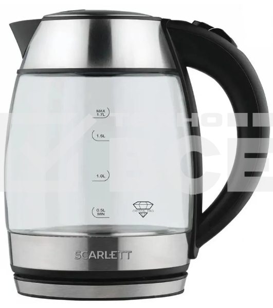 Чайник электрический Scarlett SC-EK27G94 нержавеющая сталь