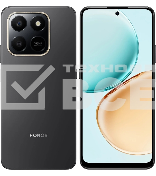 Смартфон Honor X7d 8/256Gb, черный
