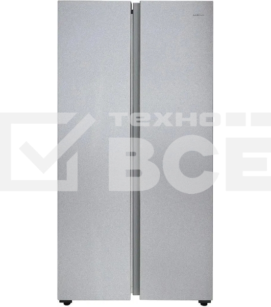 Холодильник Centek CT-1757 NF нержавеющая сталь двухкамерный 271/189л морозилка сбоку, No Frost, Side by Side
