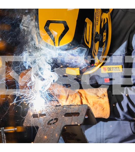 Щиток защитный лицевой (маска сварщика) Denzel F9, см. окно 100x60, Real Color, DIN 4-8/9-13