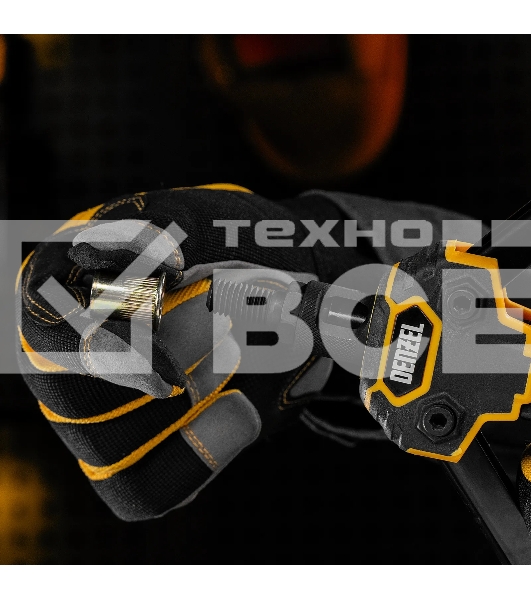 Заклепки резьбовые Denzel стальные, оцинкованные, М12, пластиковый кейс, 25 шт.