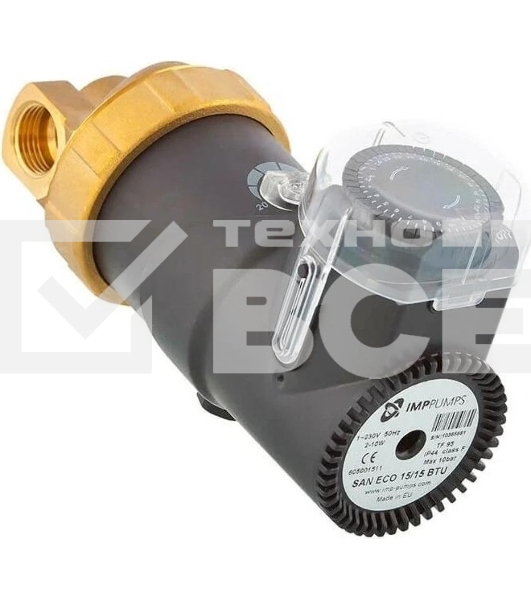 Насос циркуляционный IMP PUMPS SAN ECO PRO 15/15 BU с таймером
