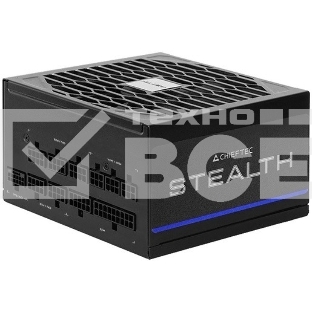 Блок питания Chieftec Stealth SPX-1000-FC (ATX 3.1, 1000W, 80 PLUS PLATINUM, Active PFC, 135mm fan, Gen5 PCIe, Full Cable Management) Retail