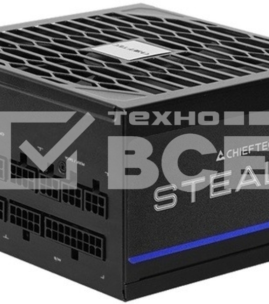 Блок питания Chieftec Stealth SPX-1000-FC (ATX 3.1, 1000W, 80 PLUS PLATINUM, Active PFC, 135mm fan, Gen5 PCIe, Full Cable Management) Retail