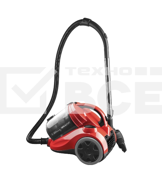 Пылесос Centek CT-2530 красный/черный, 400/2300 Вт, уборка сухая, пылесборник контейнер 2 л