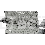 Кресло Метта SU-B-8 светло-серый сиденье светло-серый сетка с подголов. крестов. металл хром, фото2