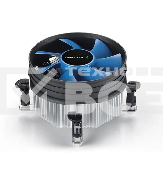Кулер для процессора DEEPCOOL THETA 21 PWM черный/синий, 92 мм, алюминий, 2400 об/мин, 33.4 дБ, 4 pin, 95 Вт, 60.5 мм